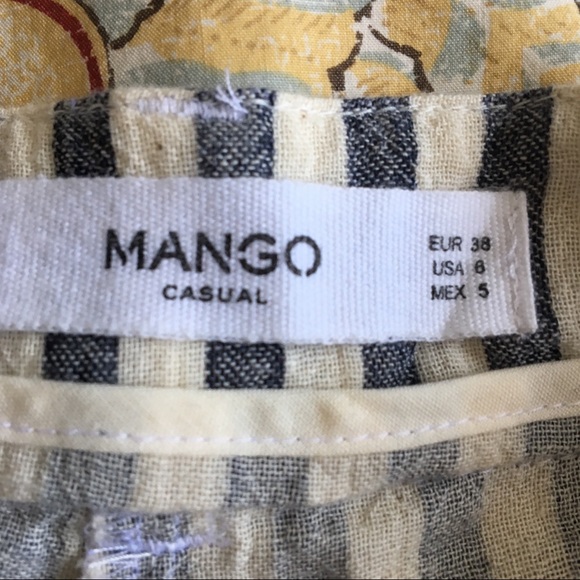 Striped linen shorts- DONATING SOON - Picture 4 of 4